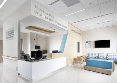 Toothman Ford Emergency Department at WVU Children's Hospital - Mock Woodworking